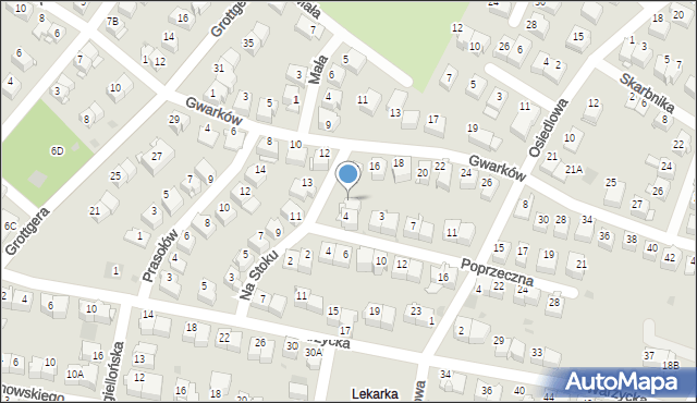 Wieliczka, Na Stoku, 6, mapa Wieliczka