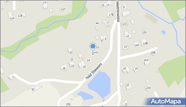 Wieliczka, Nad Stawem, 12, mapa Wieliczka