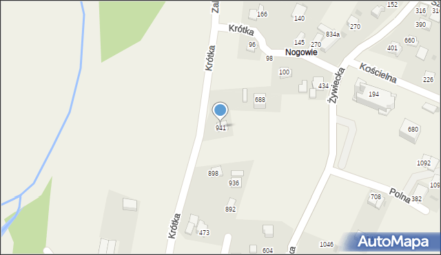 Wieprz, Nad Sołą, 941, mapa Wieprz