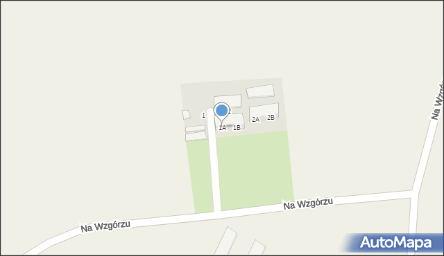 Wilczyna, Na Wzgórzu, 1A, mapa Wilczyna