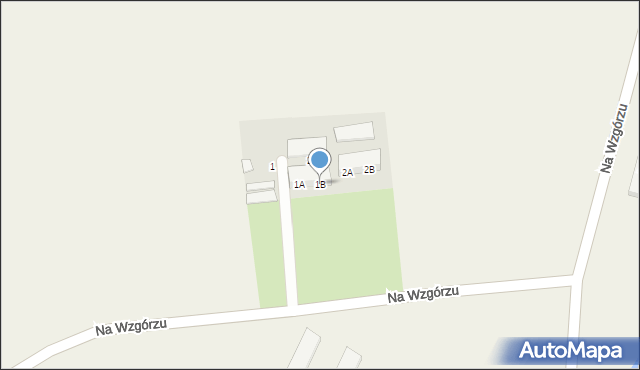 Wilczyna, Na Wzgórzu, 1B, mapa Wilczyna