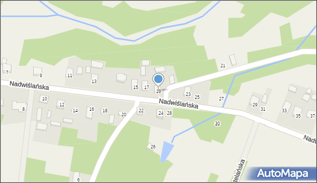 Winnica, Nadwiślańska, 19, mapa Winnica