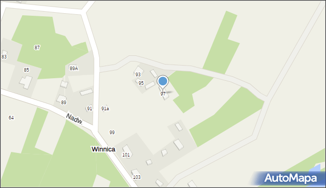 Winnica, Nadwiślańska, 97, mapa Winnica