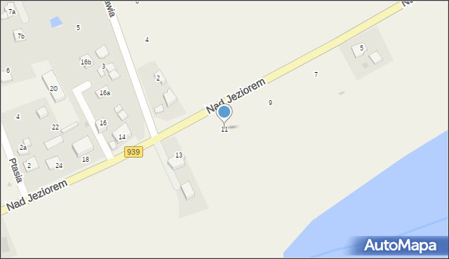 Wisła Mała, Nad Jeziorem, 11, mapa Wisła Mała