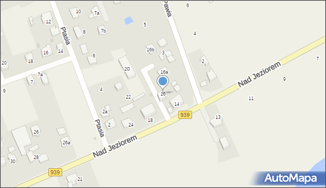 Wisła Mała, Nad Jeziorem, 16, mapa Wisła Mała