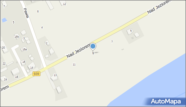 Wisła Mała, Nad Jeziorem, 9, mapa Wisła Mała