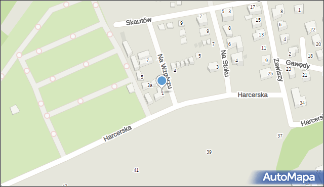 Władysławowo, Na Wzgórzu, 1, mapa Władysławowo