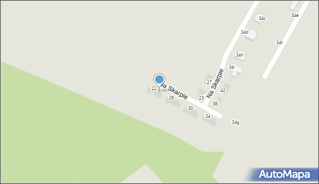 Włocławek, Na Skarpie, 24, mapa Włocławka