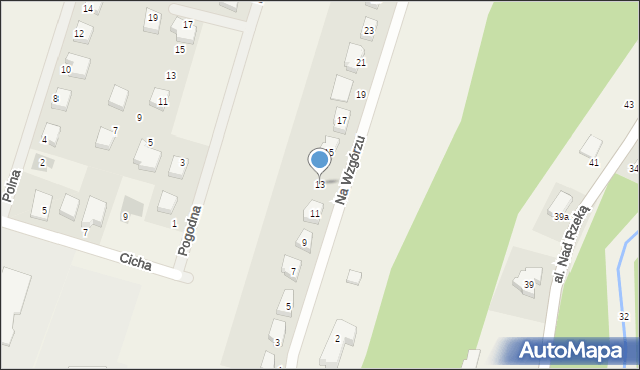 Włynkówko, Na Wzgórzu, 13, mapa Włynkówko