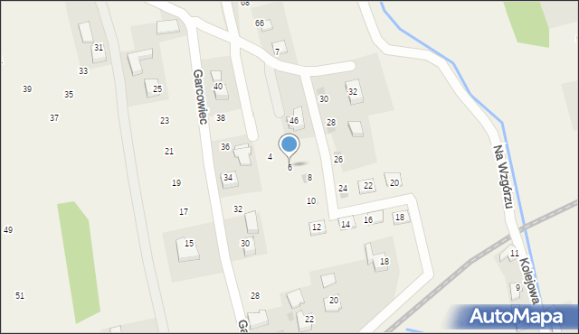 Wola Radziszowska, Na Wzgórzu, 6, mapa Wola Radziszowska