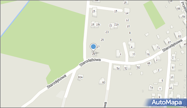 Wrocław, Nagietkowa, 29, mapa Wrocławia