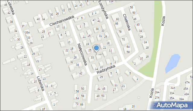 Wrocław, Nałęczowska, 37, mapa Wrocławia