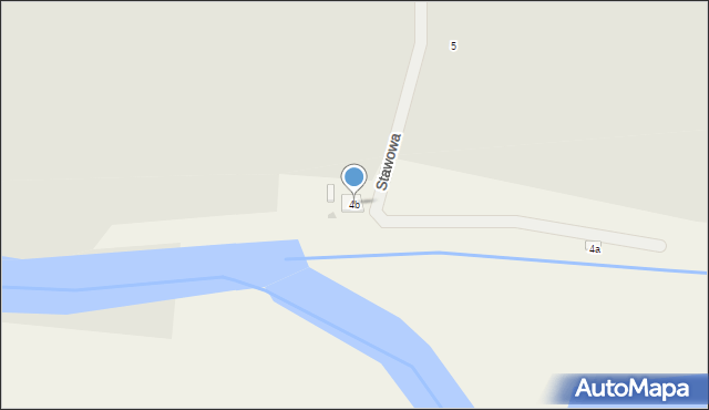 Występ, Nakielska, 4b, mapa Występ