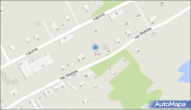 Wyszków, Na Skarpie, 37, mapa Wyszków
