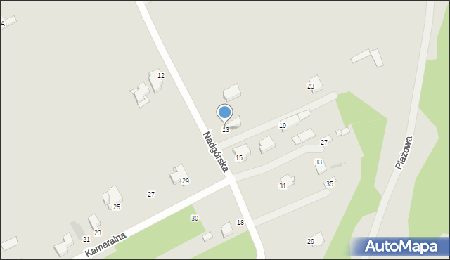 Wyszków, Nadgórska, 13, mapa Wyszków