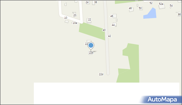 Zawiszyn, Nadrzeczna, 22b, mapa Zawiszyn