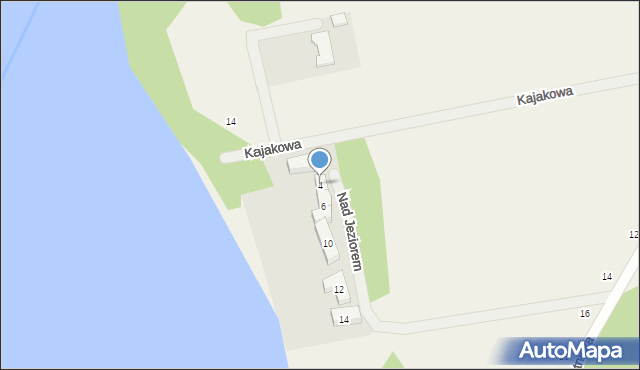 Zborowo, Nad Jeziorem, 4, mapa Zborowo