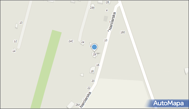 Zduńska Wola, Narciarska, 14, mapa Zduńska Wola