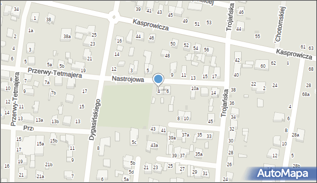Zgierz, Nastrojowa, 4, mapa Zgierz