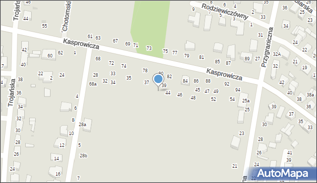 Zgierz, Nastrojowa, 42, mapa Zgierz