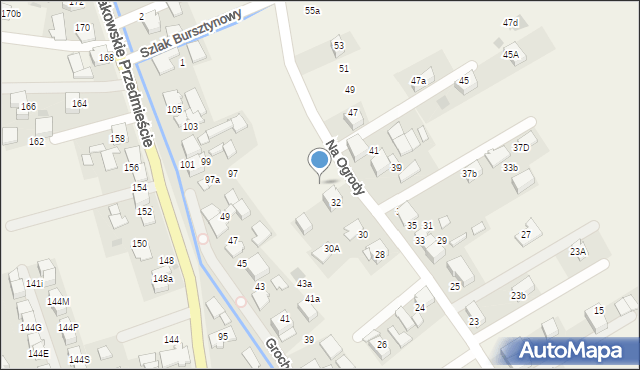 Zielonki, Na Ogrody, 34, mapa Zielonki