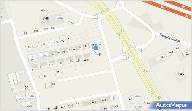 Zielonki, Na Popielówkę, 13a, mapa Zielonki