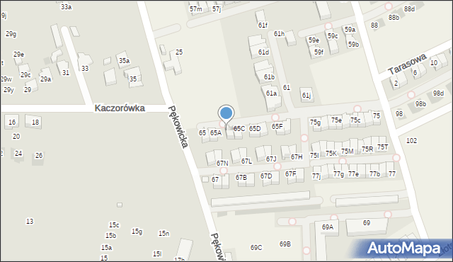 Zielonki, Na Popielówkę, 65B, mapa Zielonki