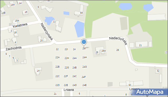 Żółwin, Nadarzyńska, 24I, mapa Żółwin