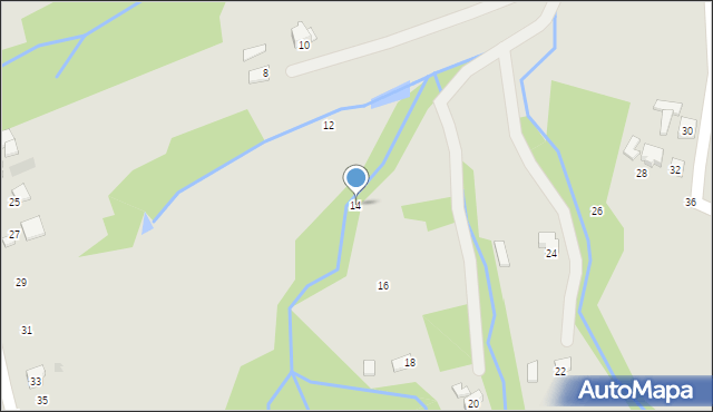 Żywiec, Nad Dworem, 14, mapa Żywiec