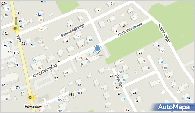 Bełchatów, Nehrebeckiego Lucjana, 59, mapa Bełchatów