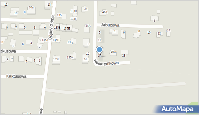 Białystok, Nektarynkowa, 19, mapa Białegostoku