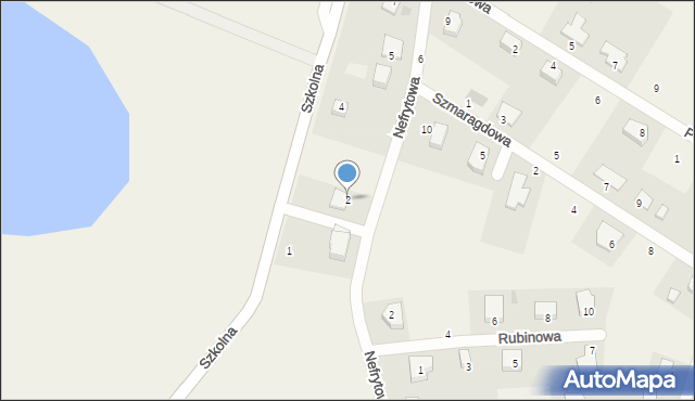 Jordanów Śląski, Nefrytowa, 2, mapa Jordanów Śląski