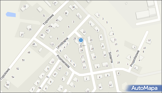 Kaźmierz, Nektarowa, 21, mapa Kaźmierz