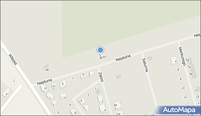 Kołobrzeg, Neptuna, 34, mapa Kołobrzegu