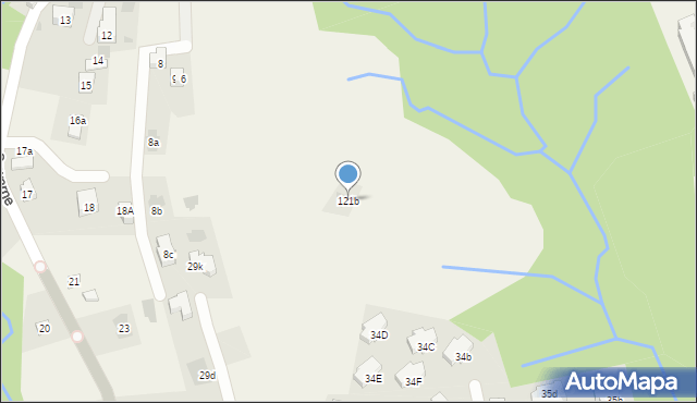 Kościelisko, Nędzy-Kubińca, 121b, mapa Kościelisko