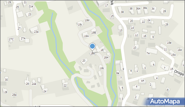 Kościelisko, Nędzy-Kubińca, 18b, mapa Kościelisko