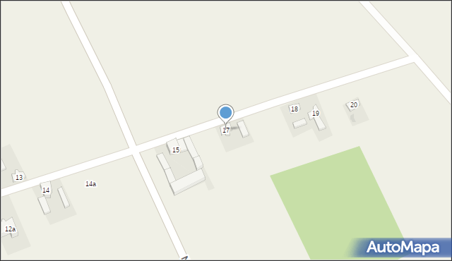 Nędzerzew, Nędzerzew, 17, mapa Nędzerzew