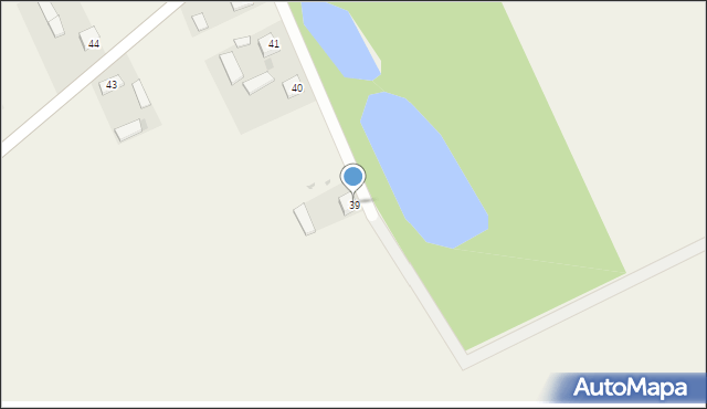 Nędzerzew, Nędzerzew, 39, mapa Nędzerzew