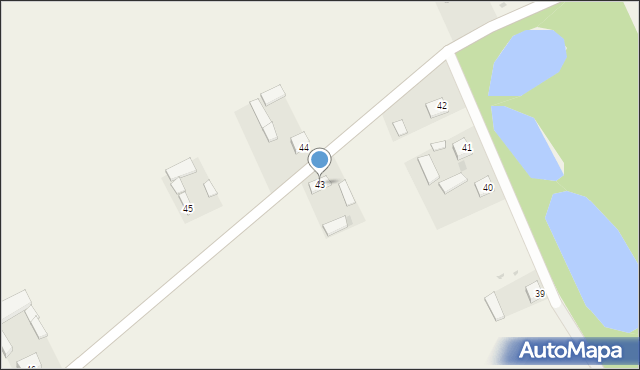 Nędzerzew, Nędzerzew, 43, mapa Nędzerzew
