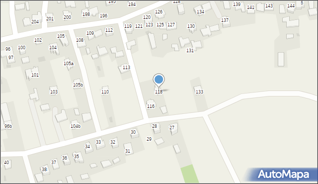 Nehrybka, Nehrybka, 118, mapa Nehrybka