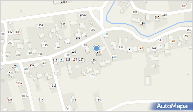 Nehrybka, Nehrybka, 132, mapa Nehrybka
