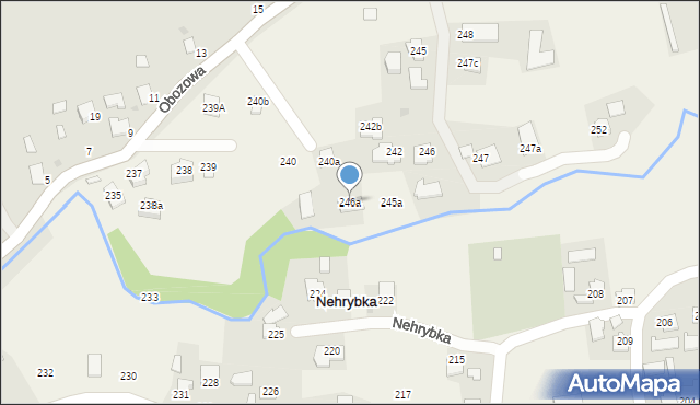 Nehrybka, Nehrybka, 246a, mapa Nehrybka