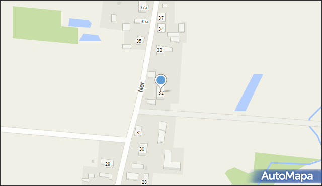 Ner, Ner, 32, mapa Ner