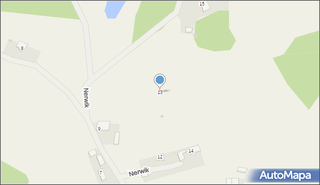 Nerwik, Nerwik, 13, mapa Nerwik