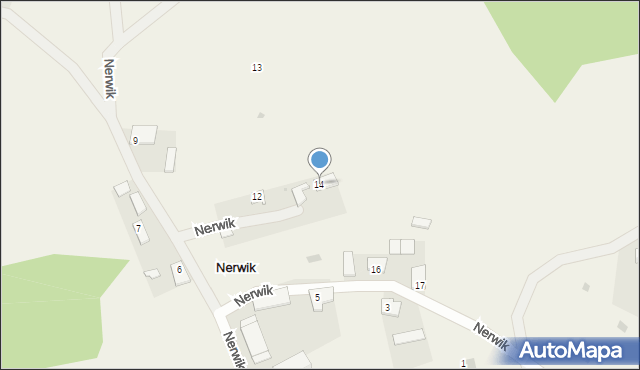 Nerwik, Nerwik, 14, mapa Nerwik