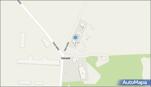Nerwiki, Nerwiki, 6, mapa Nerwiki