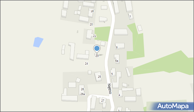 Nętno, Nętno, 23, mapa Nętno