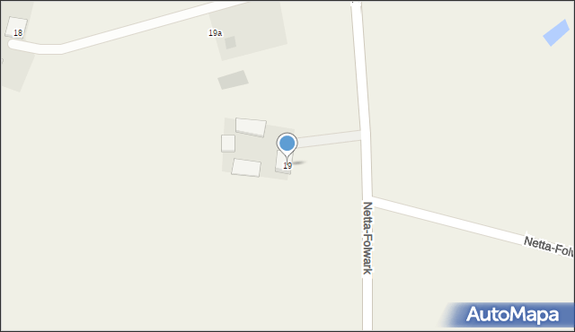Netta-Folwark, Netta-Folwark, 19, mapa Netta-Folwark