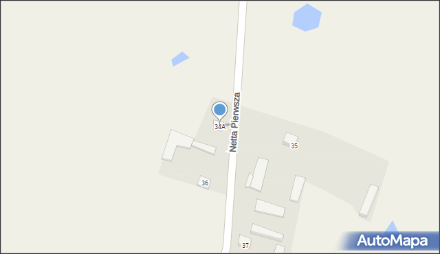 Netta Pierwsza, Netta Pierwsza, 34A, mapa Netta Pierwsza