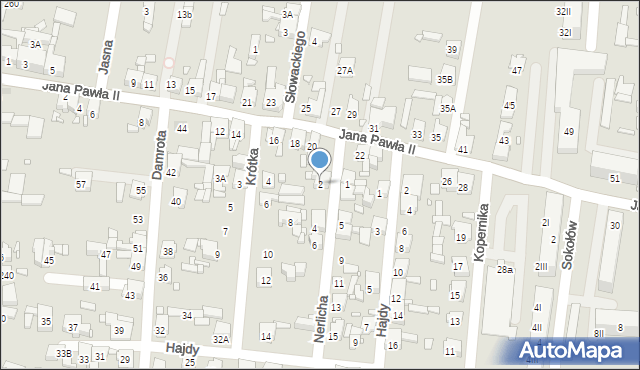 Piekary Śląskie, Nerlicha, 2, mapa Piekary Śląskie